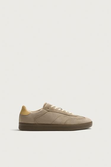 КРОССОВКИ РЕТРО — Песочно-коричневый от Zara