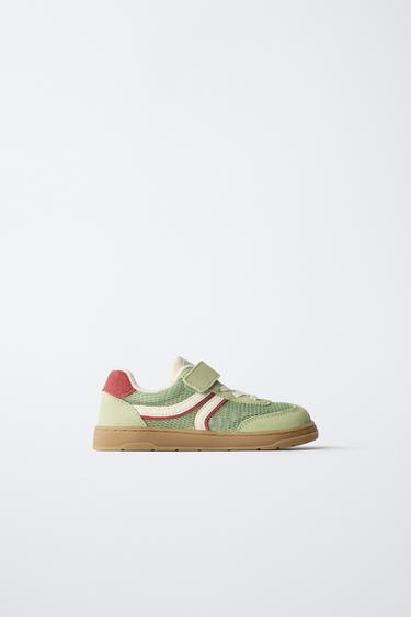 TENNIS BAREFOOT RÉSILLE - Vert menthe de Zara
