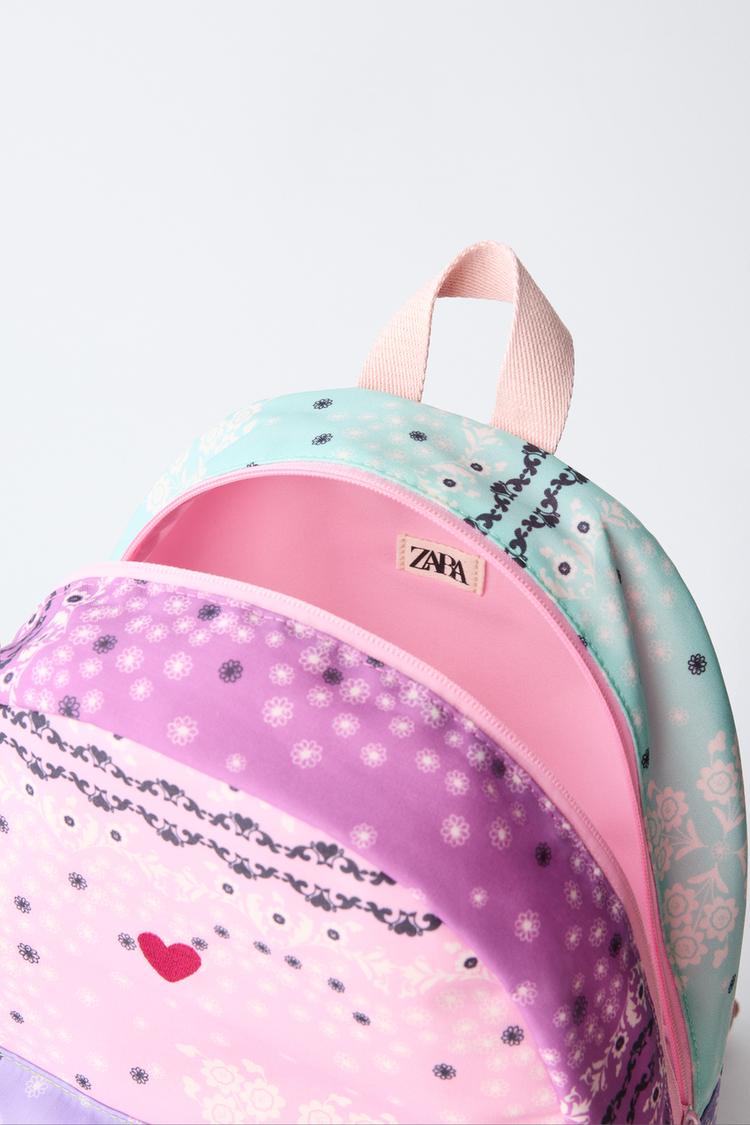 Mochila con estampado de cachemira 4