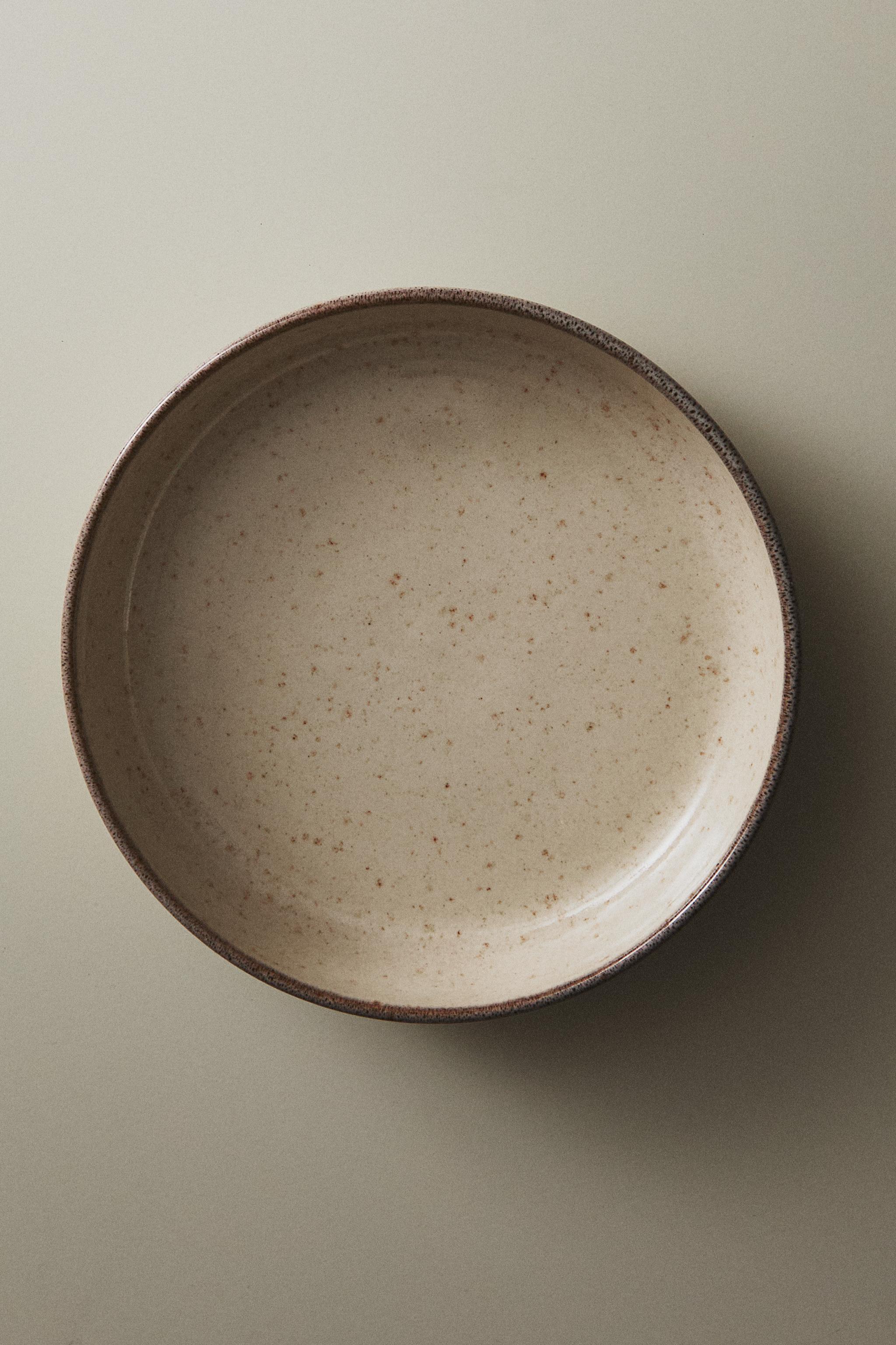 STONEWARE SOUP PLATE