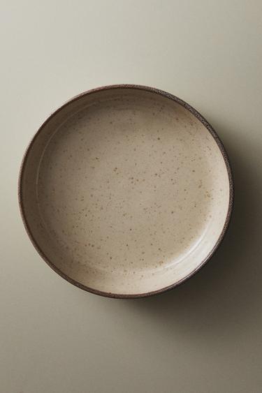 ASSIETTE CREUSE GRÈS - Écru clair de Zara - Image 4