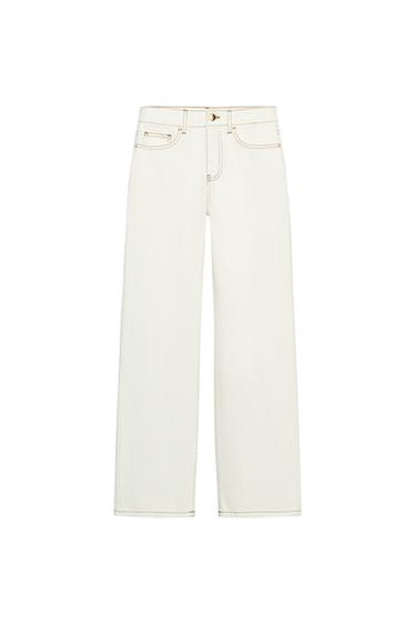 Z1975 HIGH-WAIST SLIM FIT JEANS WITH CONTRAST STITCHING