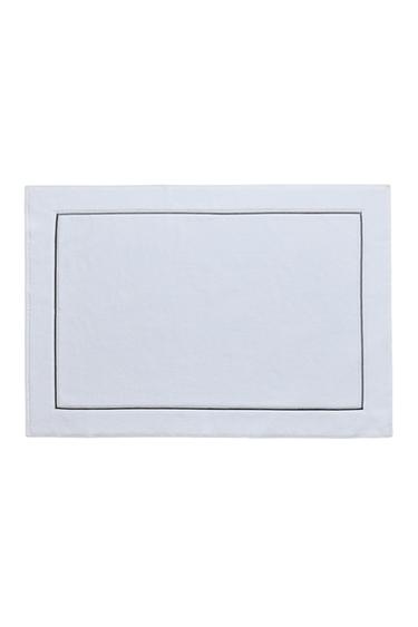 BATH MAT WITH TRIM - Anthracite grey by Zara