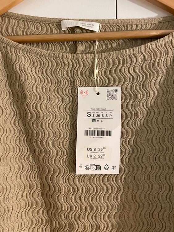 TEXTURED TIE TOP - Image 3