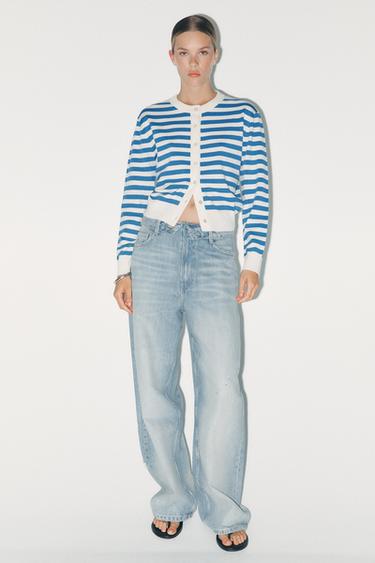 STRIPED KNIT CARDIGAN - 180 by Zara - Image 0
