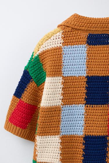 CHECK KNIT SHIRT - 089 by Zara - Image 3