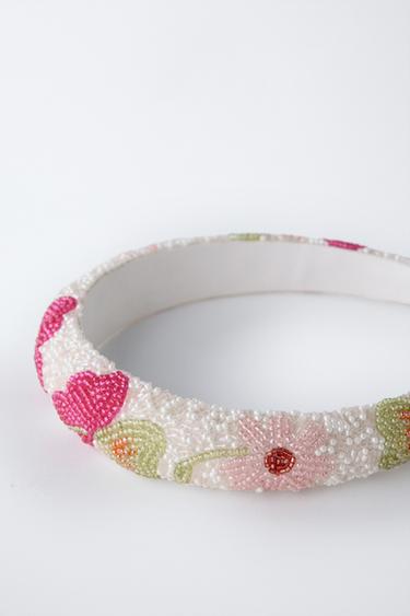 SERRE-TÊTE FANTAISIE À FLEURS - Roses de Zara - Image 1