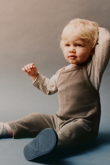 Zara PEHMEST KANGARST TRAKSIPÜKSID - kollakaspruun