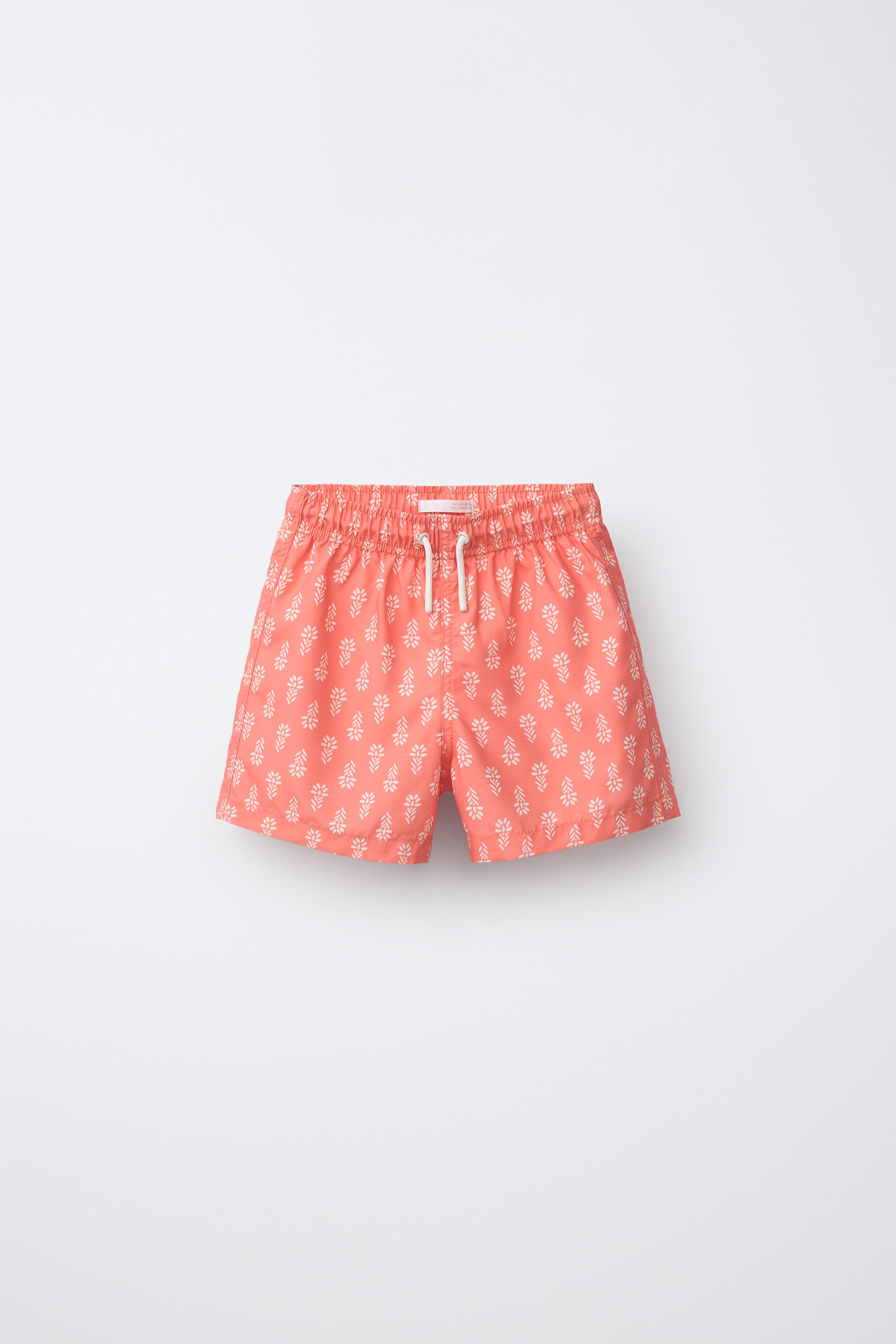 AGES 6-14 / PRINTED SWIM SHORTS