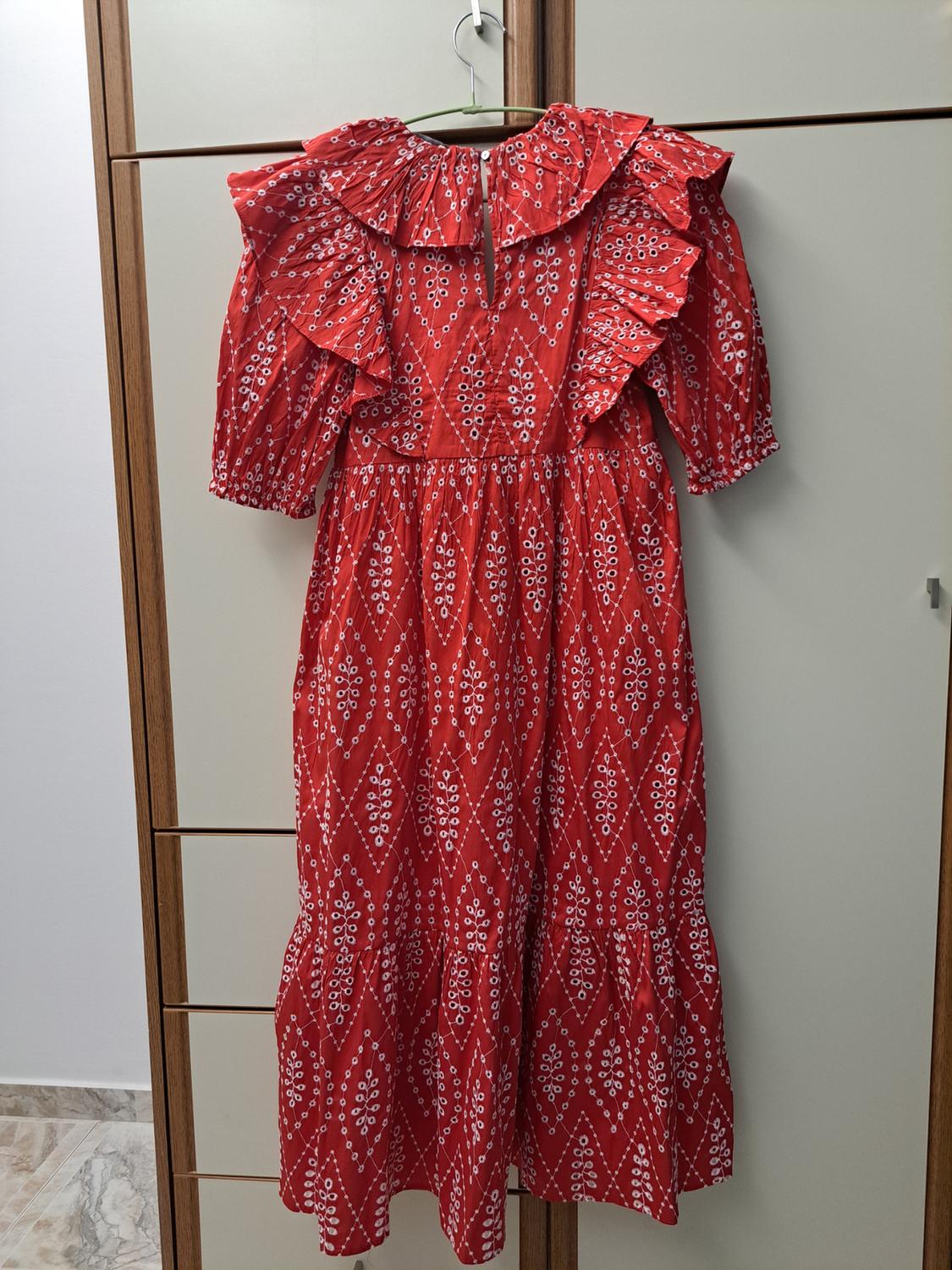DRESS WITH CUTWORK EMBROIDERY - Image 3