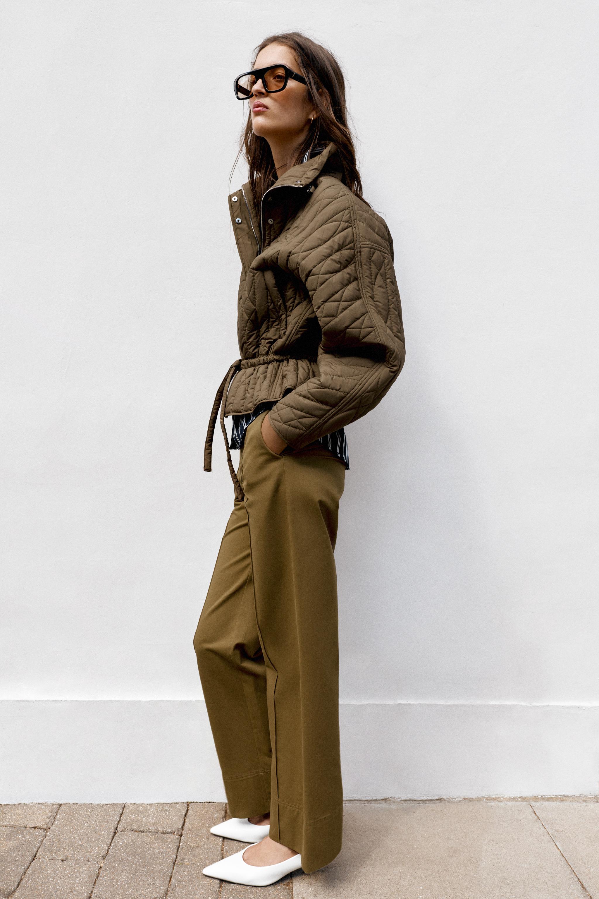 BLOUSON MATELASSÉ À COL MONTANT