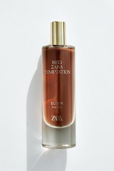 RED ZARA TEMPTATION ELIXIR PARFUM سعة 80 مل (2,7 أونصة سائلة) - tinted leather الخاص بـ Zara