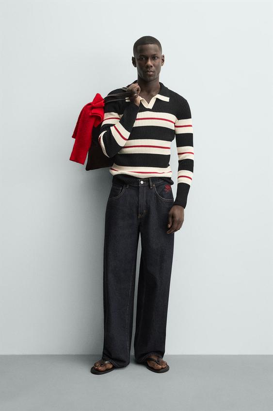 EMBROIDERED CUPID BALLOON FIT JEANS from Zara - $79.90