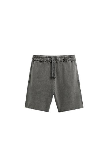 FADED JOGGER BERMUDA SHORTS