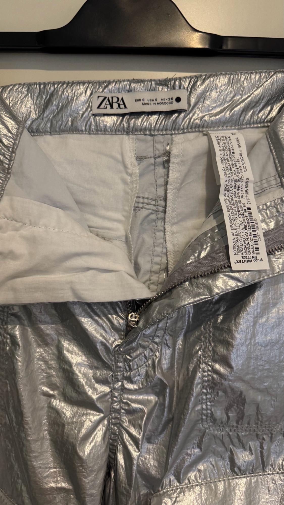 SHINY CARGO TROUSERS - Image 4