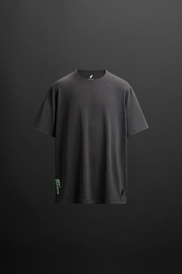 T-SHIRT ALLENAMENTO ZÜRICH LAB - Grigio antracite di Zara - Immagine 0