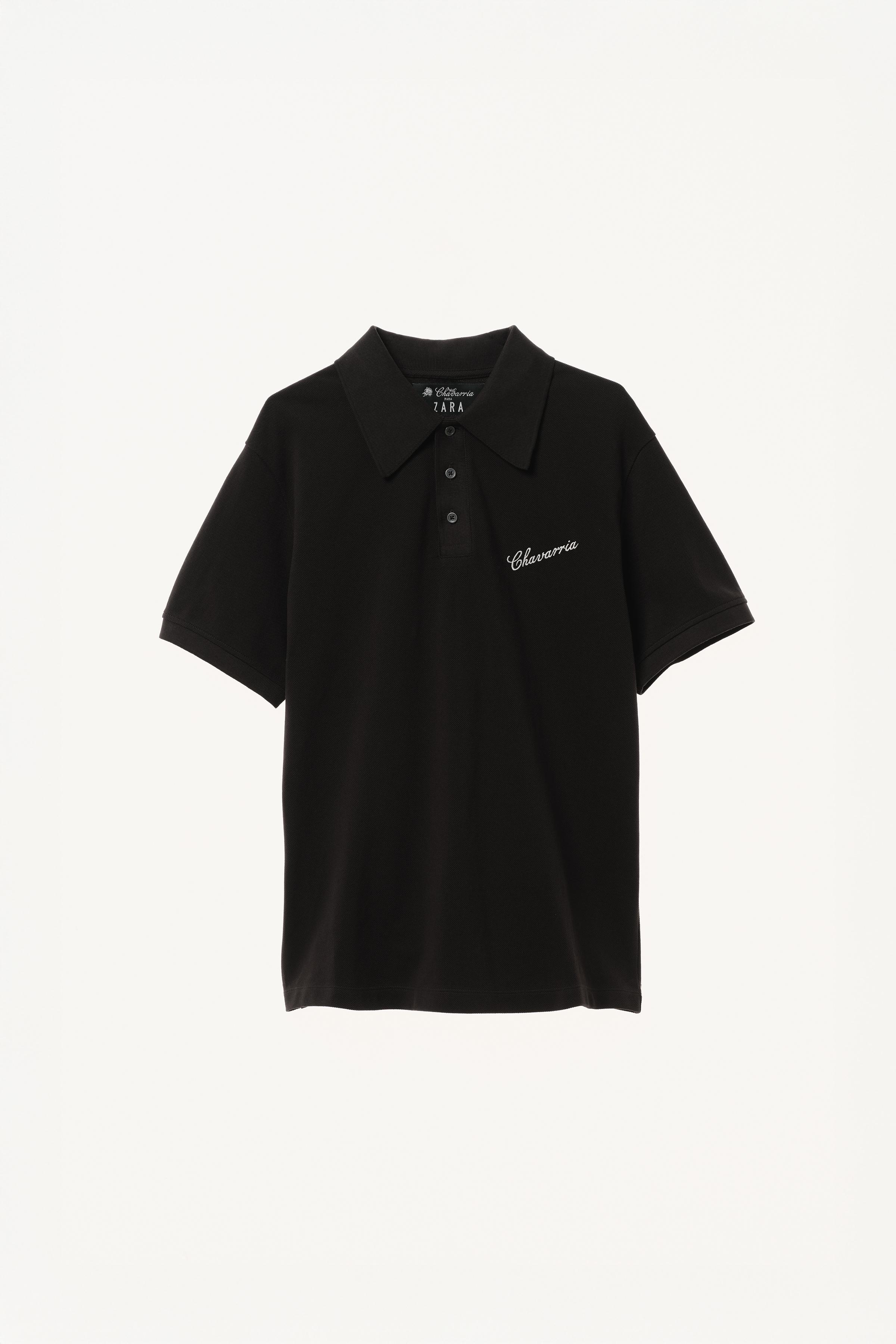 WILLY CHAVARRIA X ZARA スリムフィットポロシャツ - オフホワイト