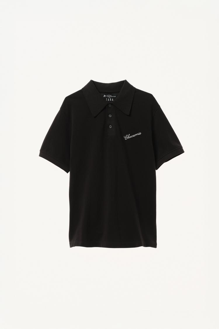ZARA SLIM FIT POLO SHIRT WILLY CHAVARRIA X ZARA