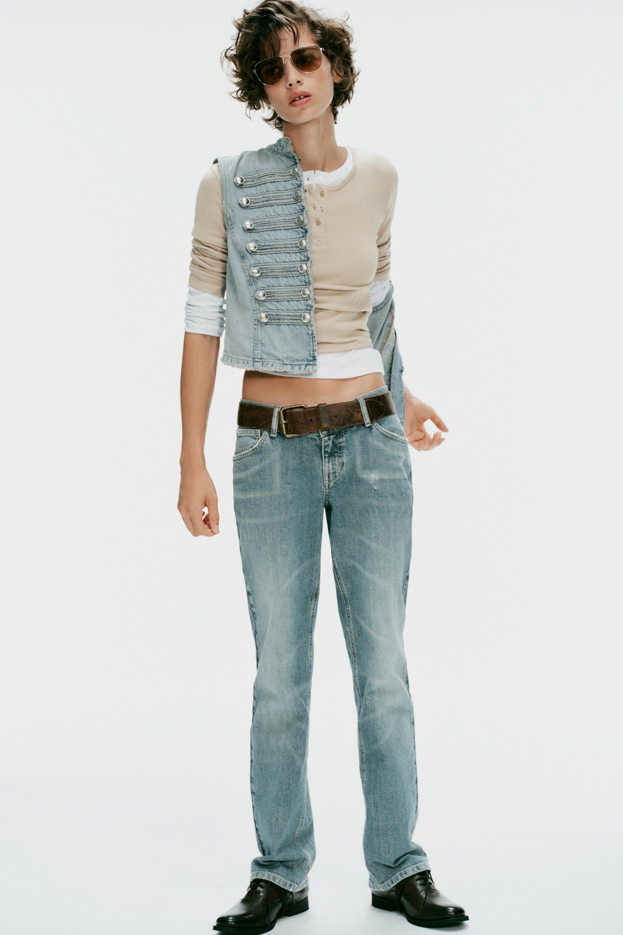 Женские футболки Zara HENLEY T-SHIRT — фото 5