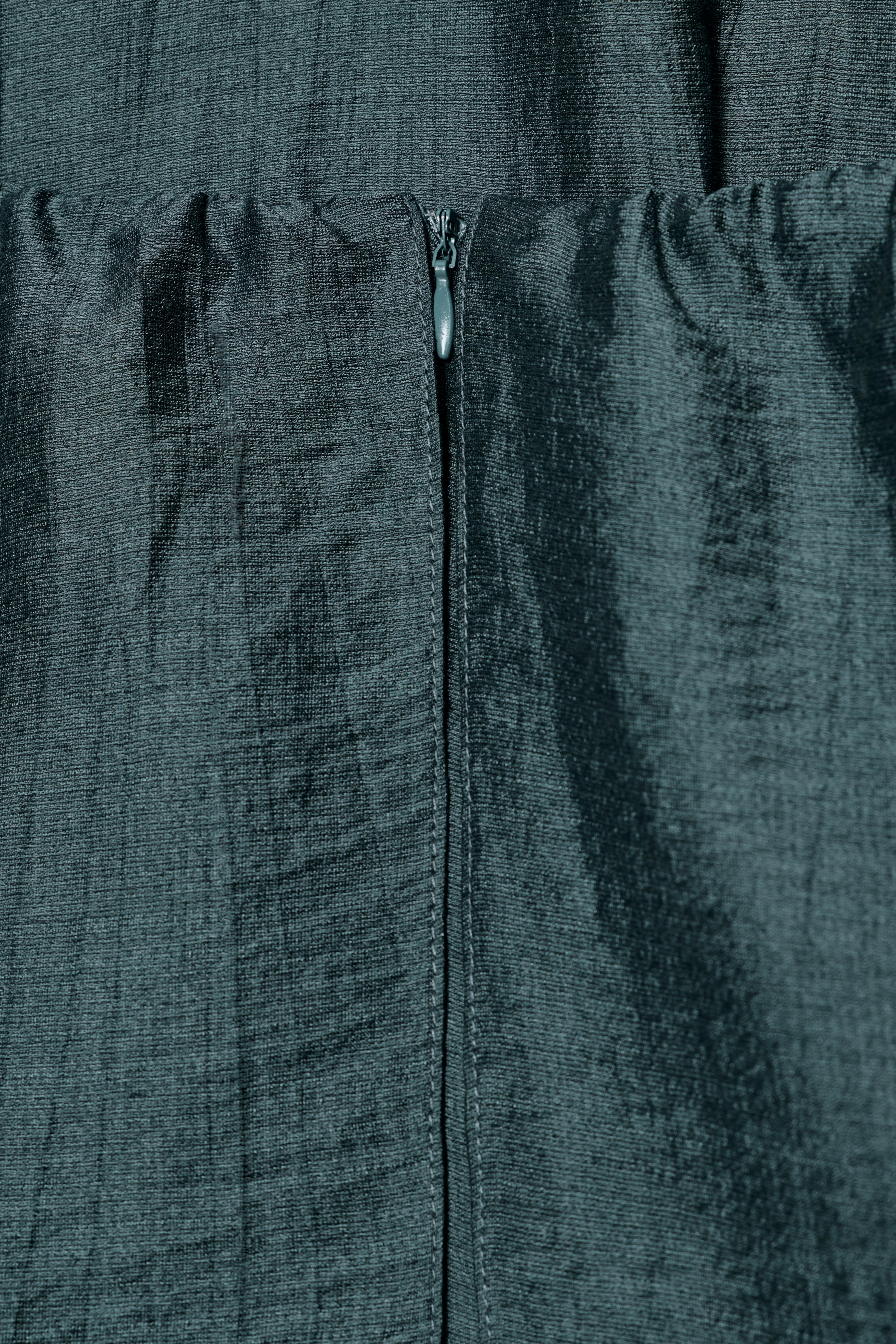 LINEN HALTER MIDI DRESS