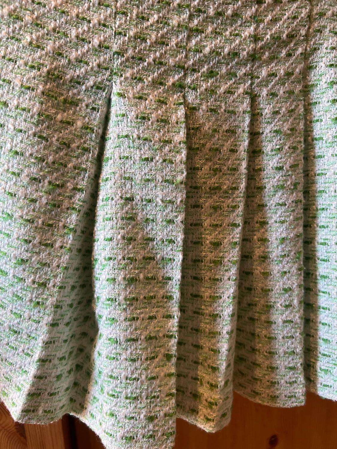 TEXTURED BOX PLEAT SKIRT - Image 2