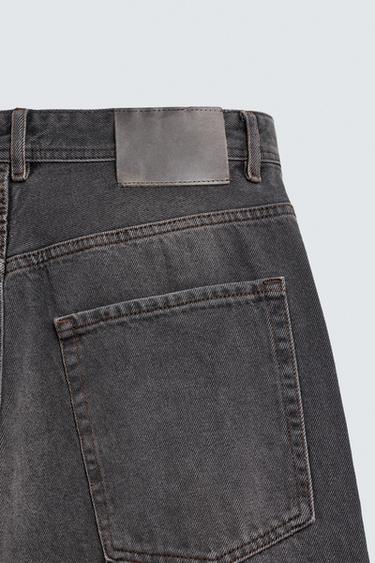 JEAN COUPE DÉCONTRACTÉE - Charbon de Zara - Image 9