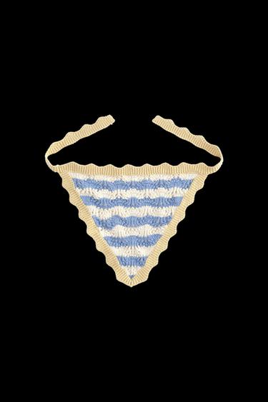 GESTRICKTES HALSTUCH MIT WELLENMUSTER – LIMITED EDITION - Bunt von Zara - Bild 0