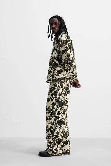 PANTALON RELAXED FIT À IMPRIMÉ ANIMAL - Imprimée de Zara - Image 3