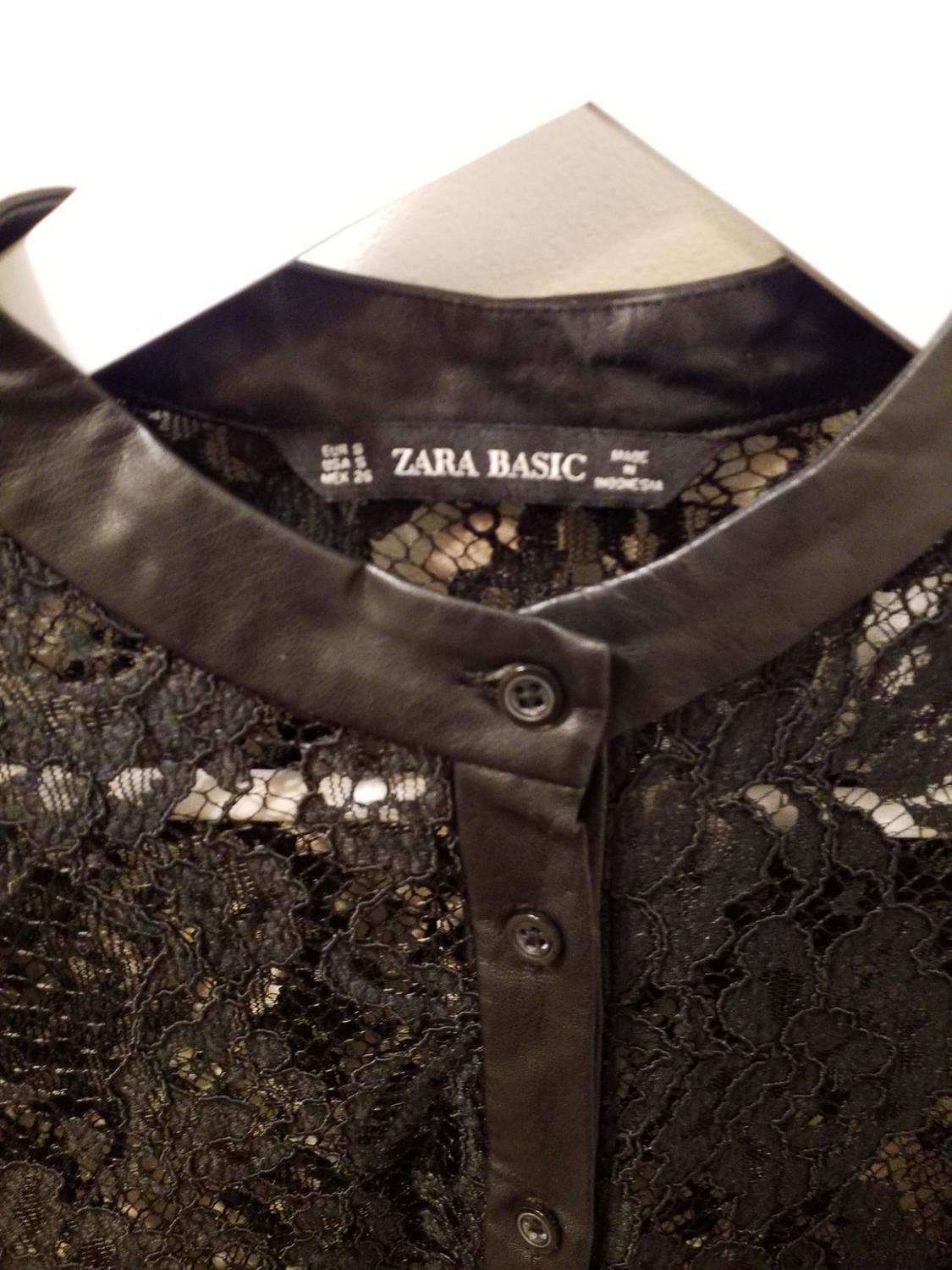 CONTRAST LACE SHIRT - Image 2