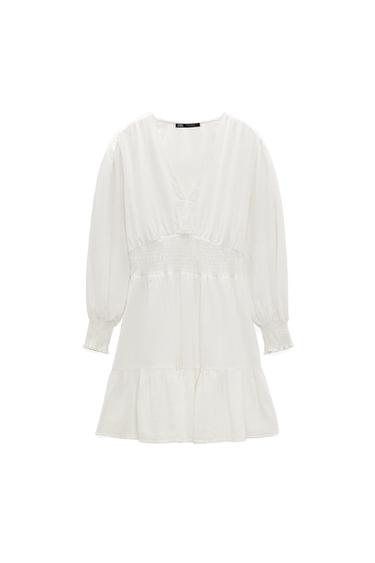 LINEN BLEND DRESS