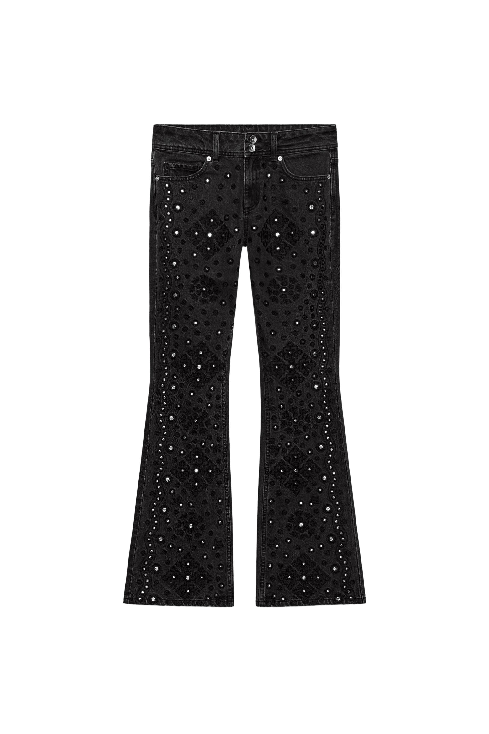 JEANS Z1975 BOOTCUT TIRO BAJO ABALORIOS
