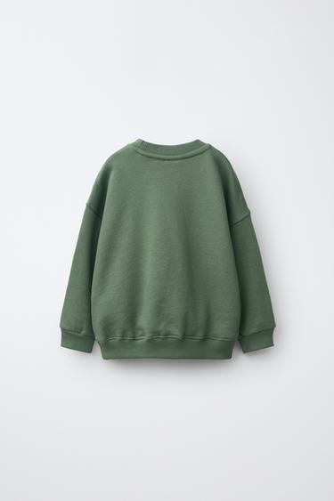PLAIN SWEATSHIRT — Mid-green 2