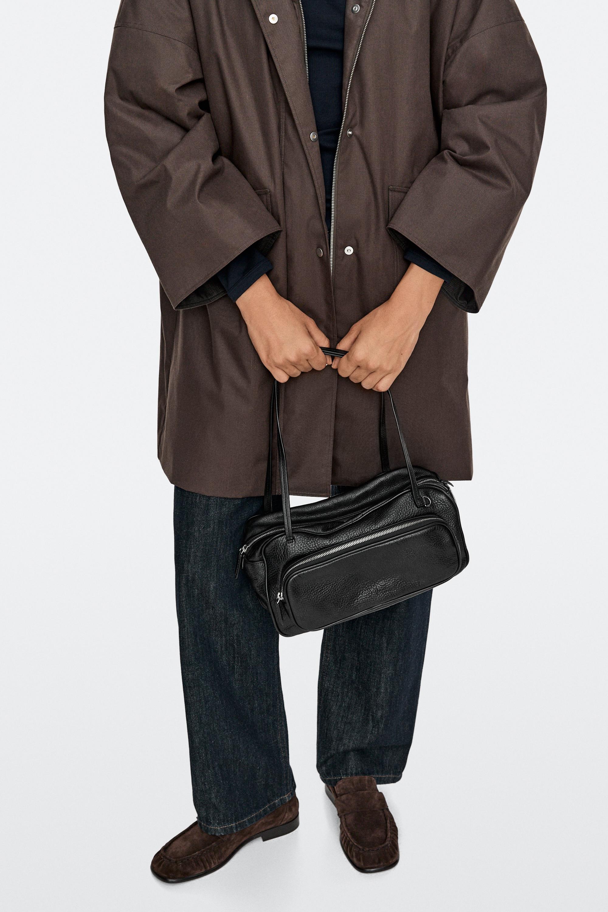 Medium Nappa leather bowling bag