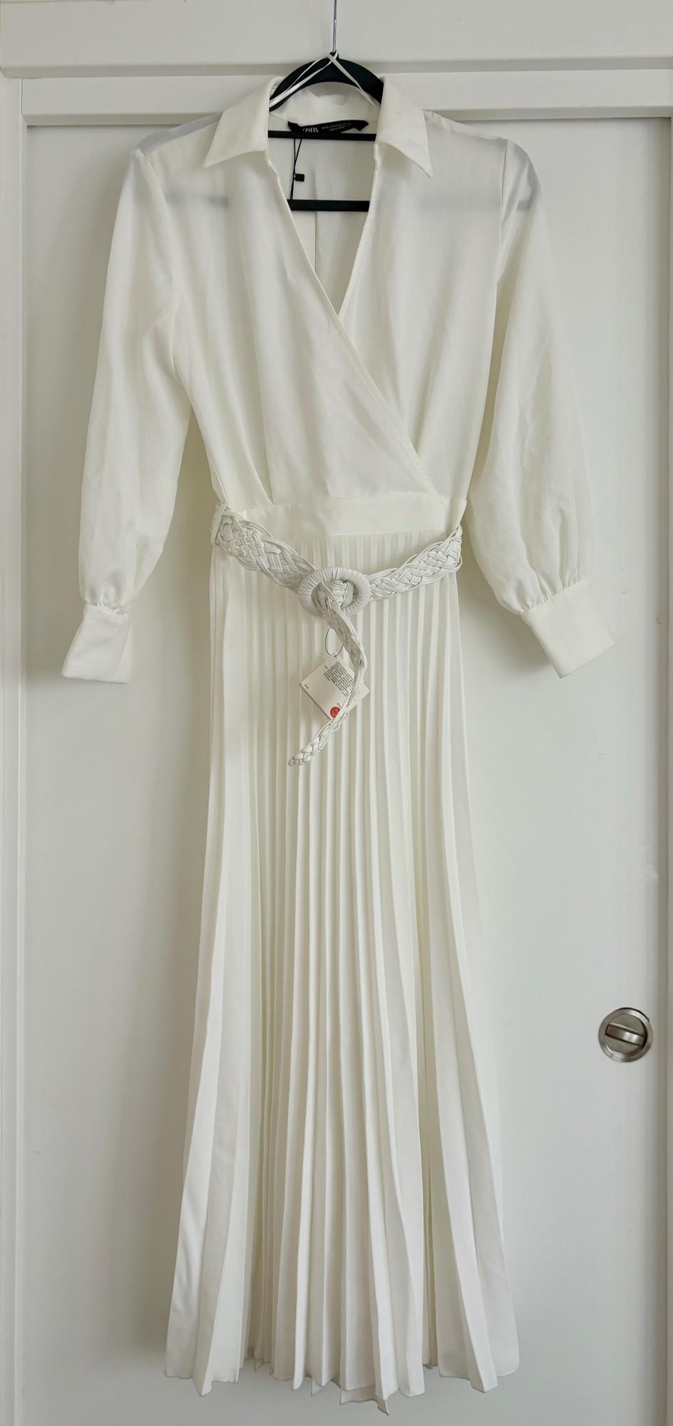 PLEATED MIDI DRESS - Image 5