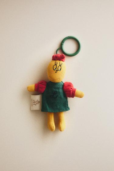 Zara LIMONCELLA X THE ANIMALS OBSERVATORY KEY RING - 黃色