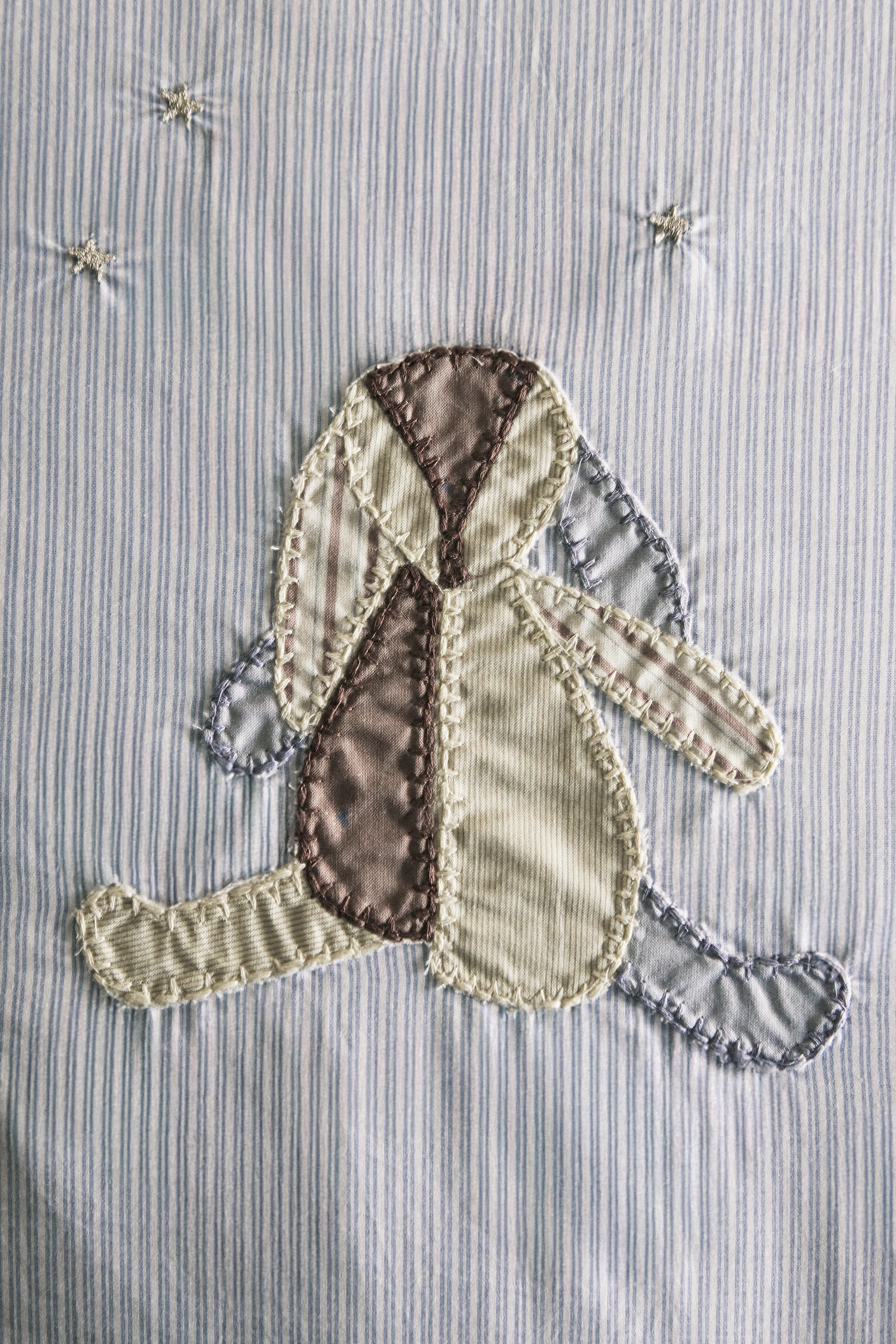 KIDS COTTON RABBIT DUVET COVER