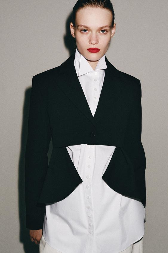 ZW COLLECTION ASYMMETRIC BLAZER from Zara - $149