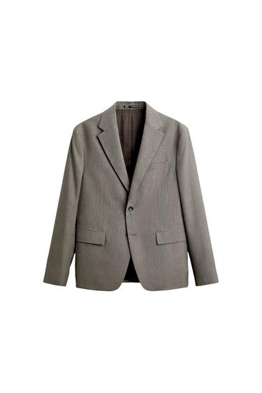 HOUNDSTOOTH SUIT BLAZER