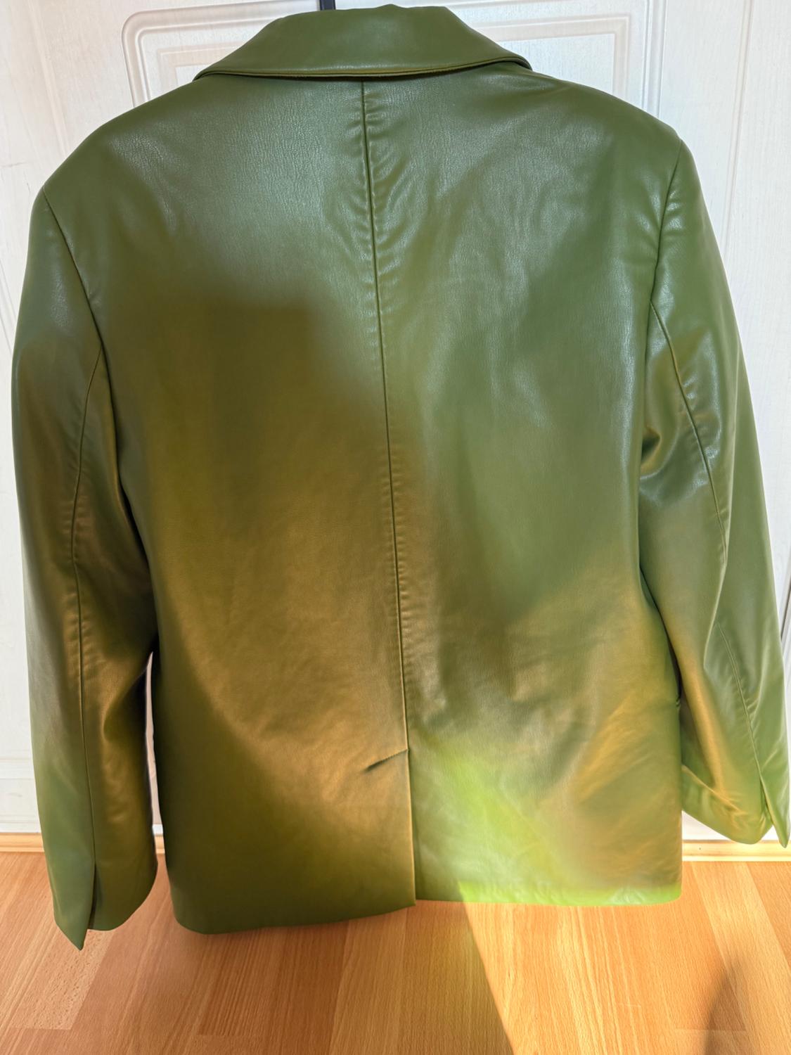 FAUX LEATHER BLAZER - Image 2