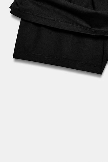 MINI JUPE-SHORT - Noir de Zara - Image 9