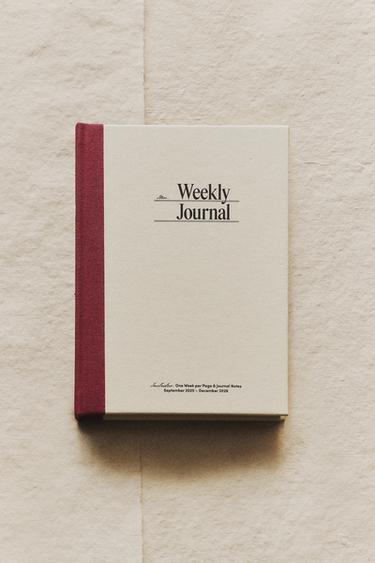 WEEKLY VIEW DIARY - Burgundy by Zara - Image 6