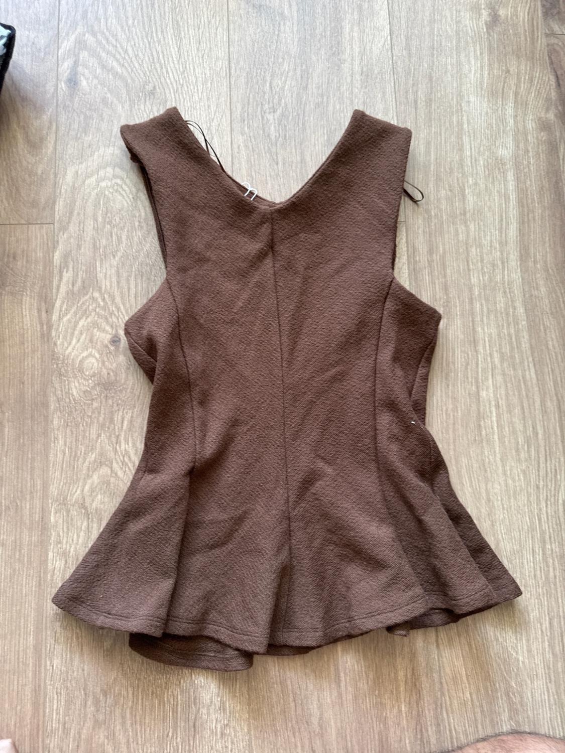 TEXTURED PEPLUM TOP - Image 4