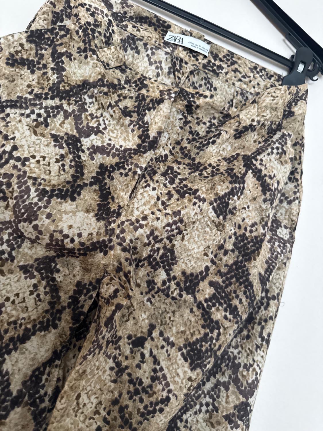 ZW COLLECTION ANIMAL PRINT TROUSERS - Image 2