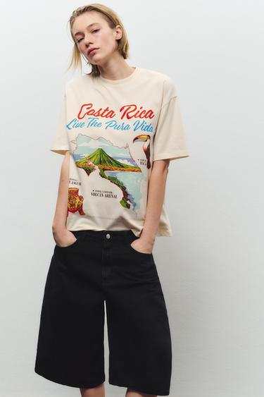COSTA RICA T-SHIRT - Beige by Zara - Image 0