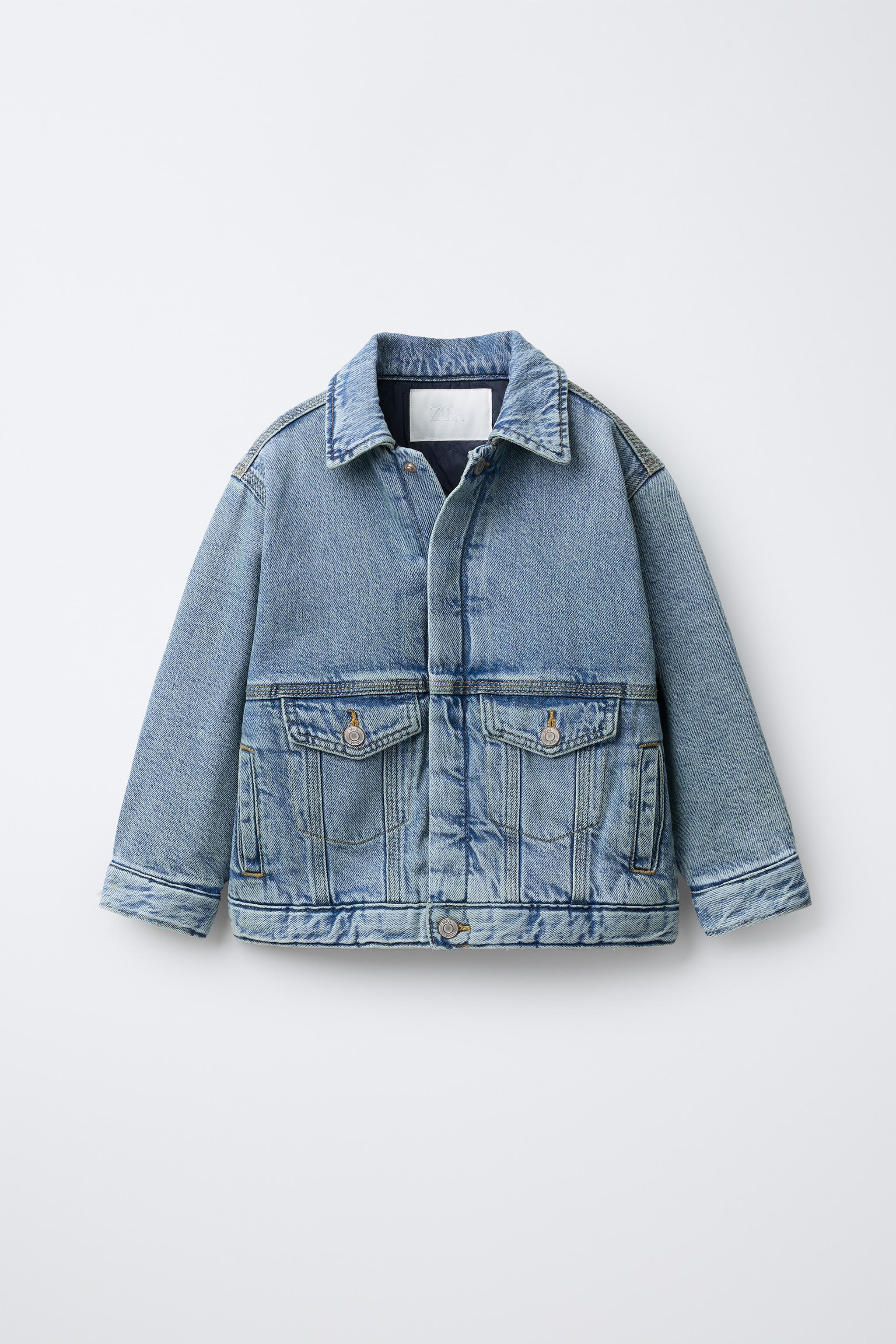 PADDED DENIM JACKET - Blue | ZARA United States