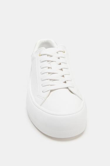 TENNIS DE SPORT EN CONTRASTE - Blanc de Zara - Image 2