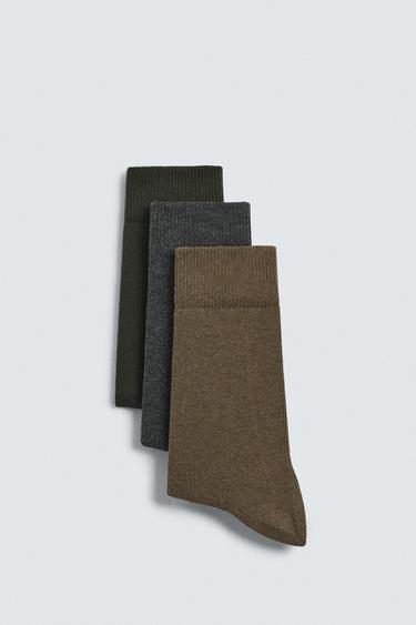 CHAUSSETTES STRUCTURÉES LOT DE 3 - divers de Zara - Image 1