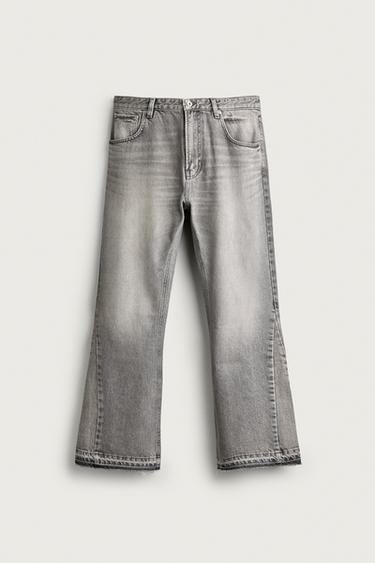 JEAN FLARE FIT - Gris de Zara