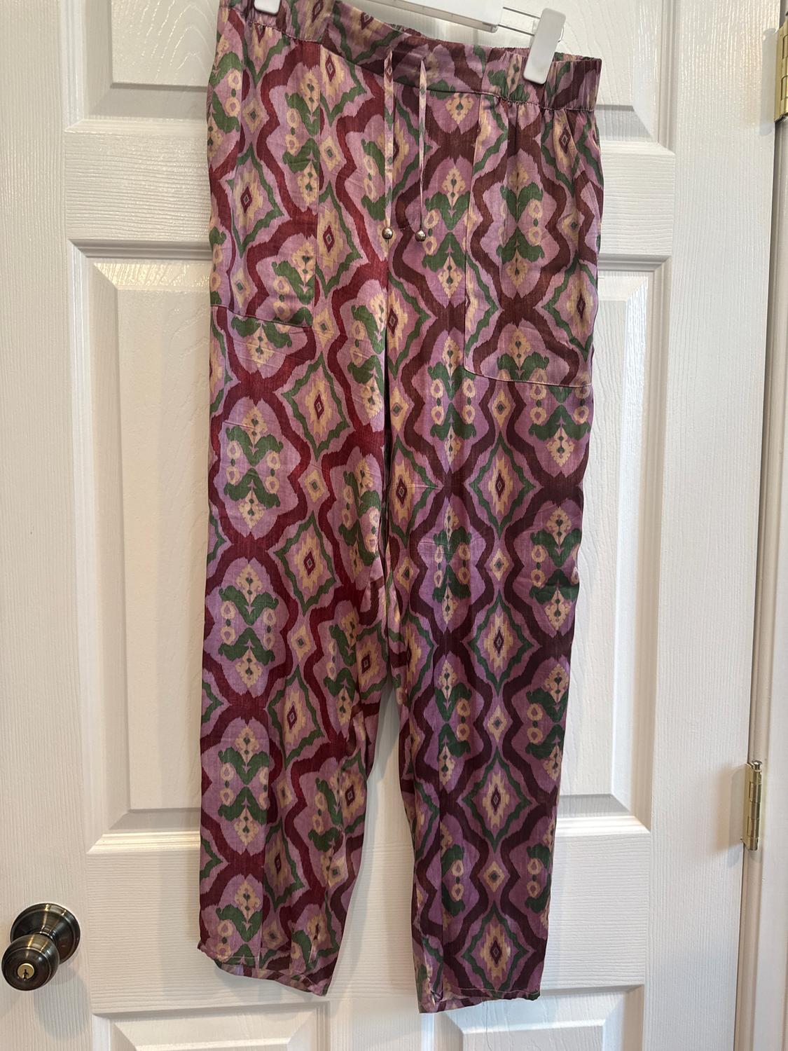 SOFT SILKY PANTS WITH NARROWING LEG - Image 5