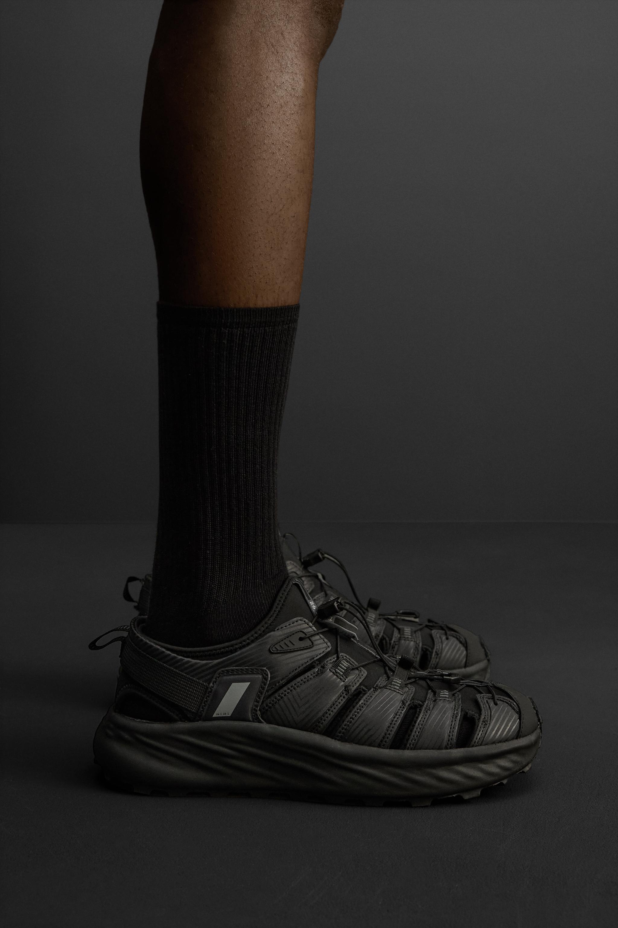 HIKING SNEAKERS - Black | ZARA United States